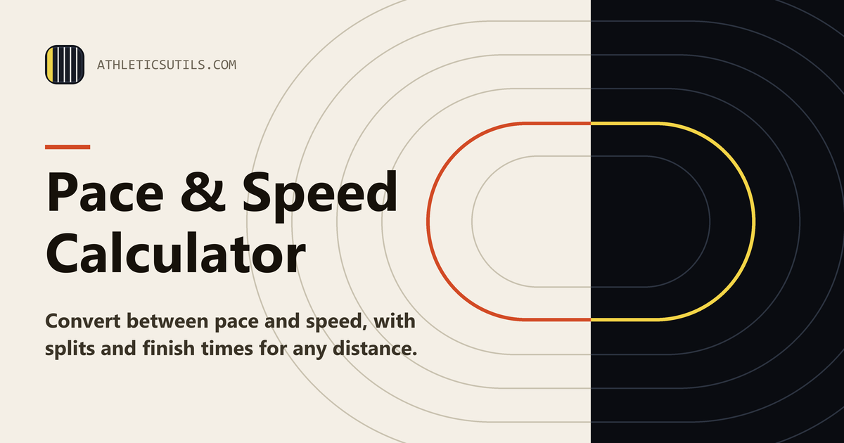 Pace Calculator - Athletics Utils
